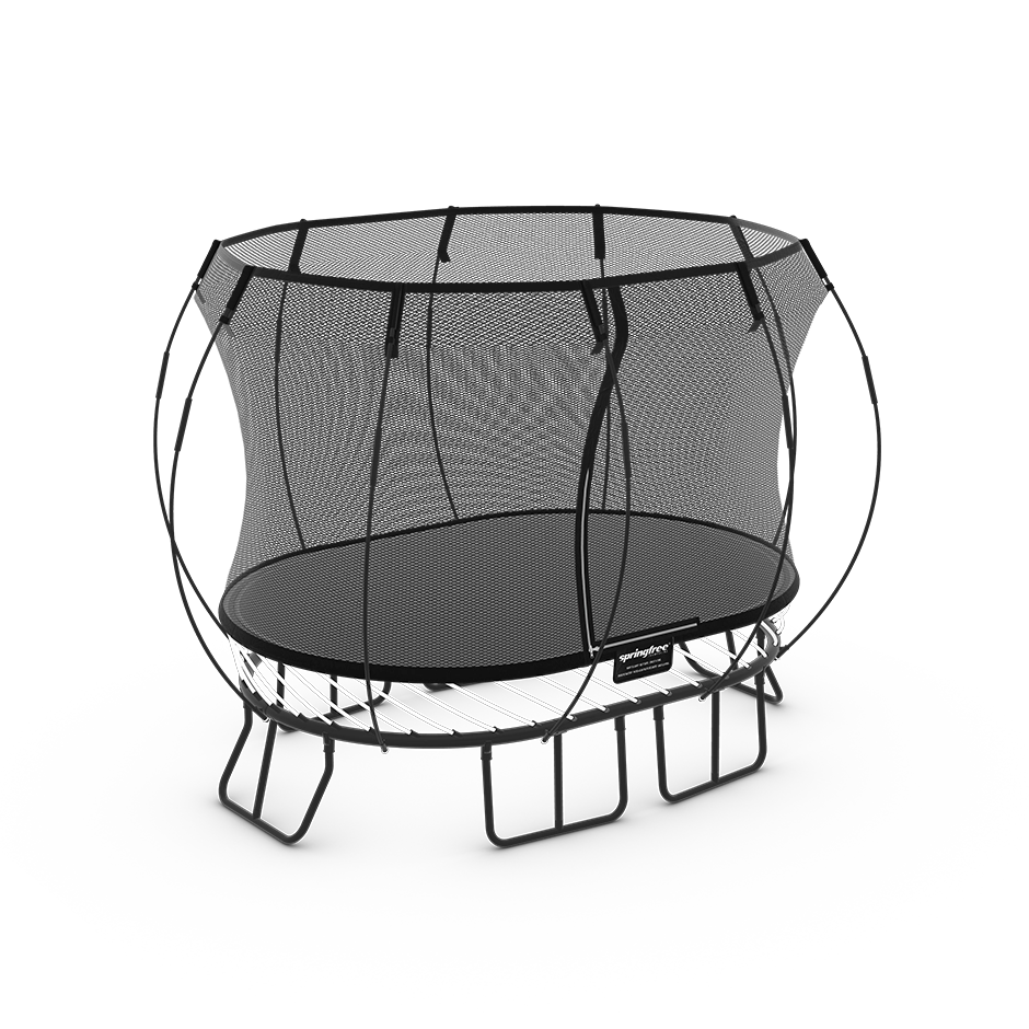 Compact Oval Trampoline