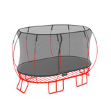 Load image into Gallery viewer, Large Oval Trampoline