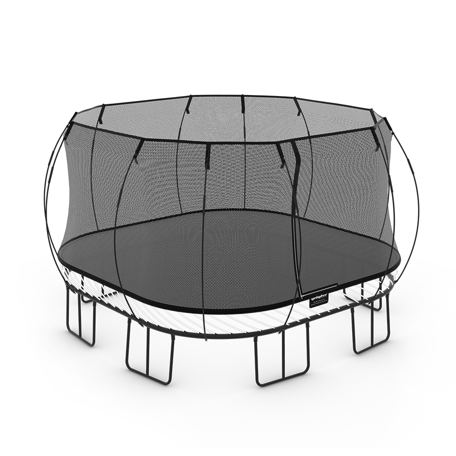 Jumbo Square 13ft Trampoline Springfree Trampoline