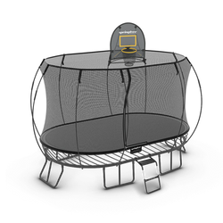 Large Oval Trampoline / Gunmetal