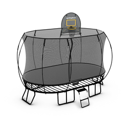 Large Oval Trampoline / Pure Black
