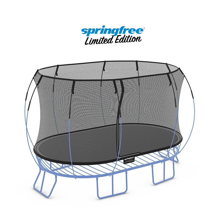 Large Oval Trampoline 8ftx13ft large springless trampoline
