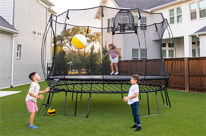 Jumbo Round Trampoline