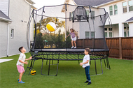 Load image into Gallery viewer, Jumbo Round Trampoline
