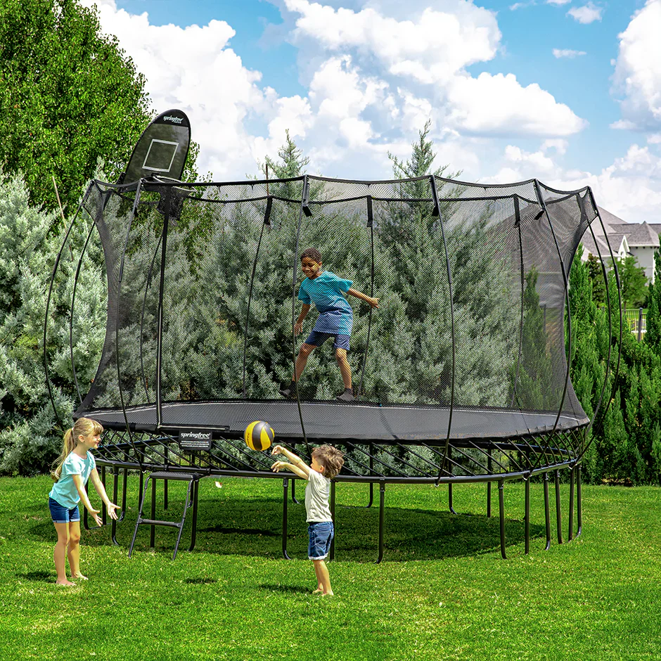 Springless Trampoline Rectangle Buy Exclusive Rectangle Trampoline Bundle | Springfree